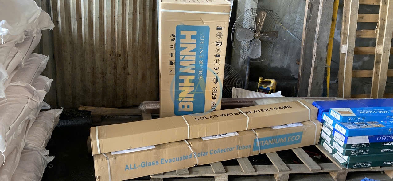 Cung cấp máy nước nóng măng lượng mặt trời Bình Minh